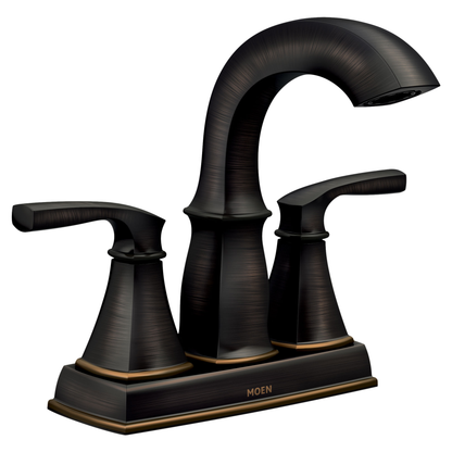 Finney Two-Handle High Arc Bathroom Faucet