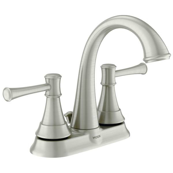 Ashville Chrome Two-Handle High Arc Bathroom Faucet