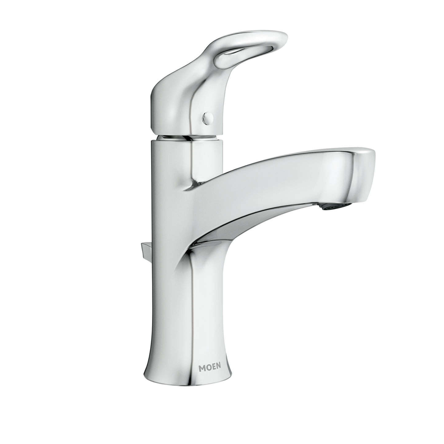 Kleo Chrome one-handle low arc bathroom faucet – Moen