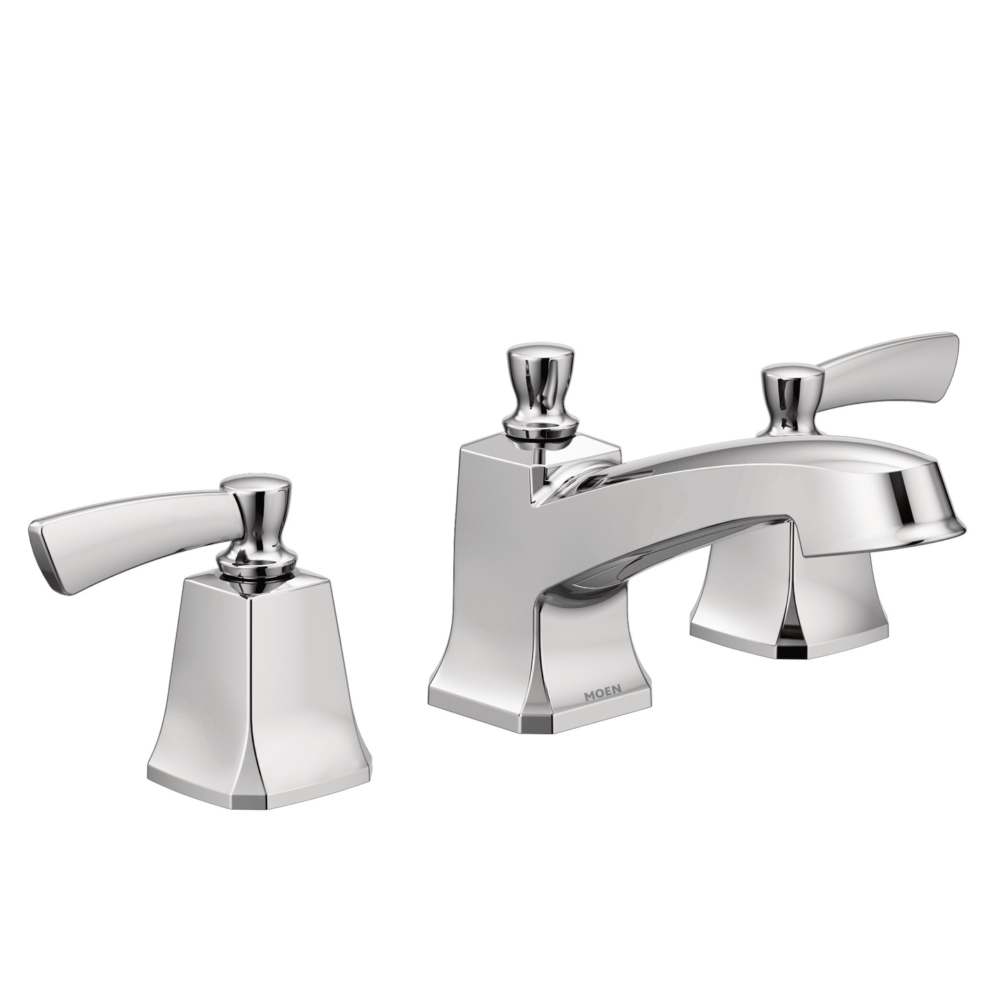 Conway two-handle widespread bathroom faucet