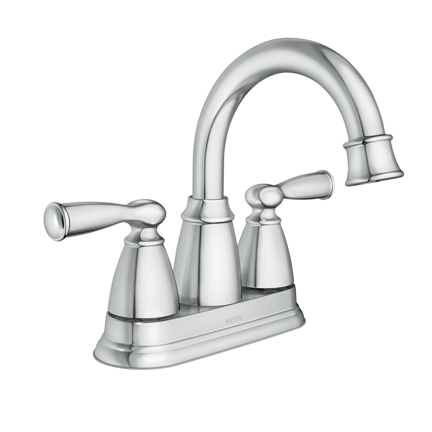 Banbury Chrome two-handle high arc bathroom faucet