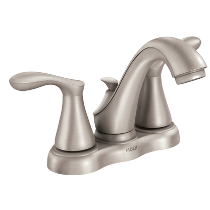 Varese Chrome two-handle high arc bathroom faucet