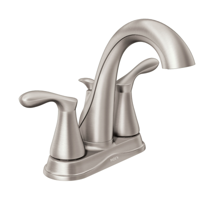 Varese Chrome two-handle high arc bathroom faucet