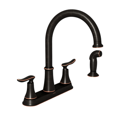 Solidad Mediterranean bronze Two-Handle High Arc Kitchen Faucet