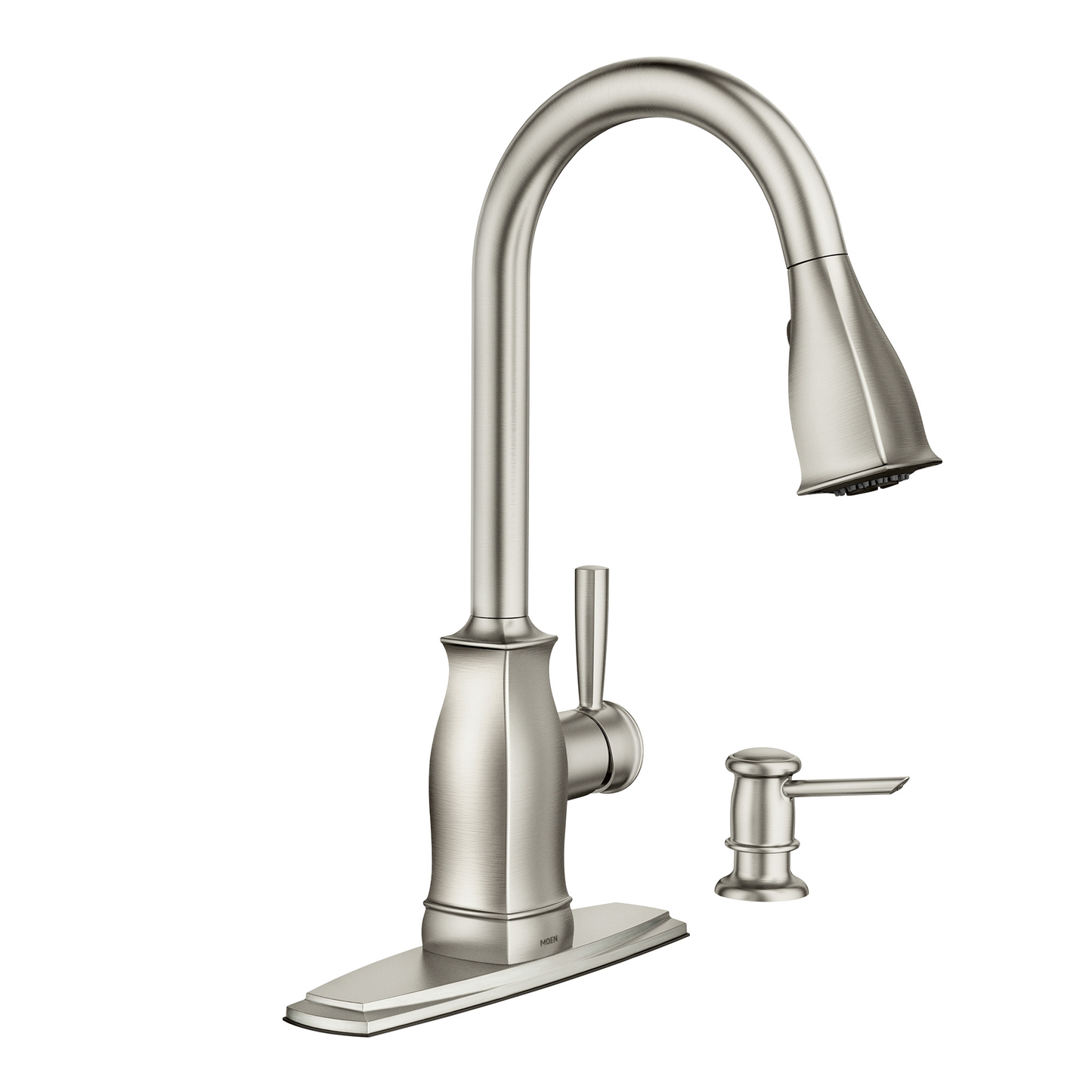Hensley Mediterranean Bronze (MB) One-Handle High Arc Pulldown Kitchen Faucet