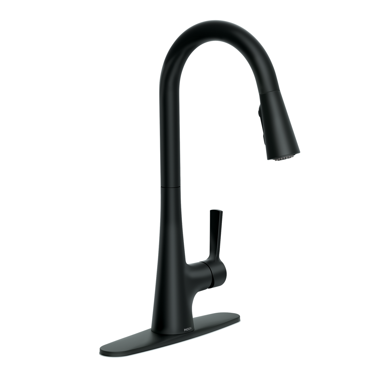 Mikah Chrome one-handle high arc pulldown kitchen faucet