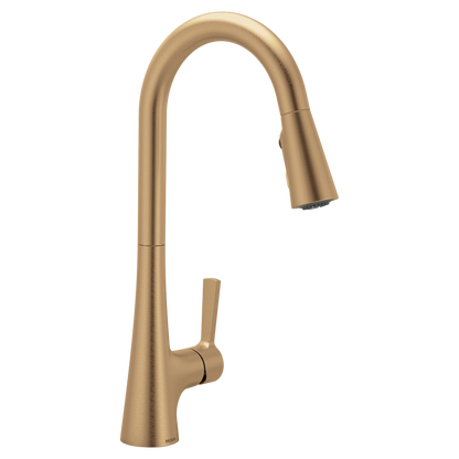 Mikah One-Handle High Arc Pulldown Kitchen Faucet