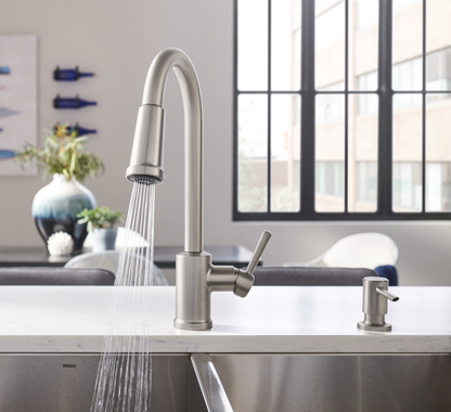 Indi One-Handle Pulldown Kitchen Faucet – Moen
