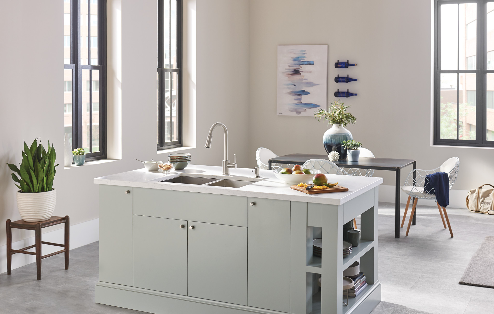 Indi One-Handle Pulldown Kitchen Faucet – Moen