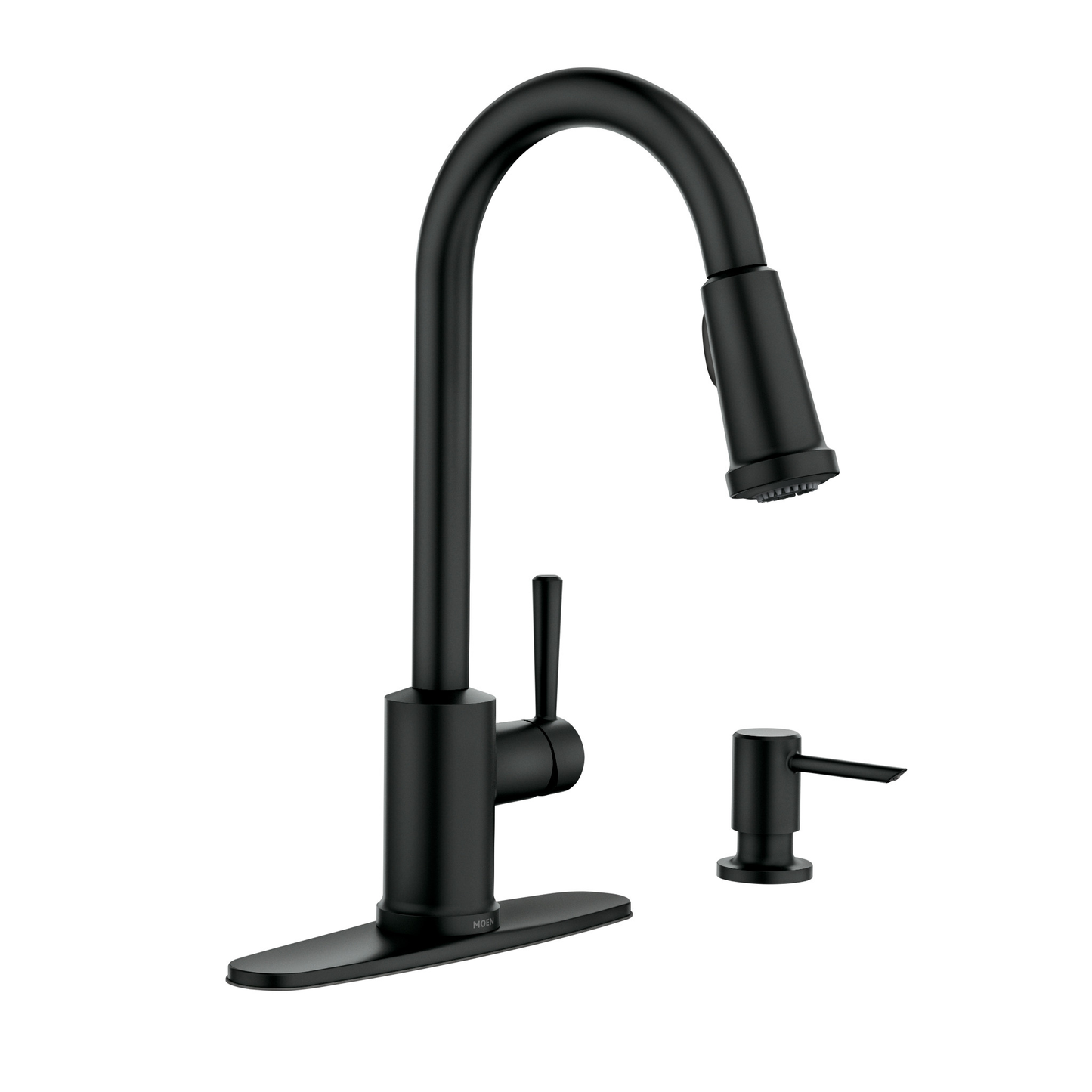 Indi Chrome One-Handle High Arc Pulldown Kitchen Faucet