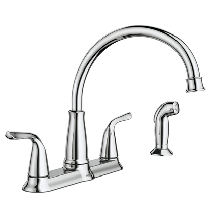 Brecklyn Two-Handle Low Arc Kitchen Faucet