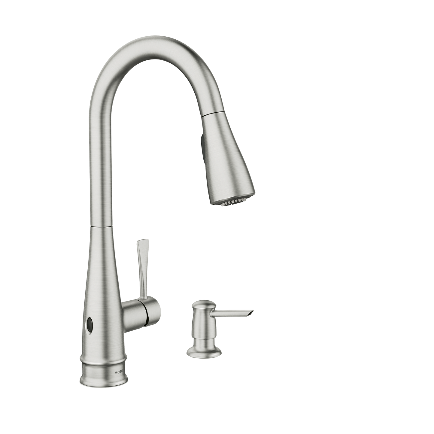 Birchfield Spot resist stainless one-handle high arc pulldown kitchen faucet