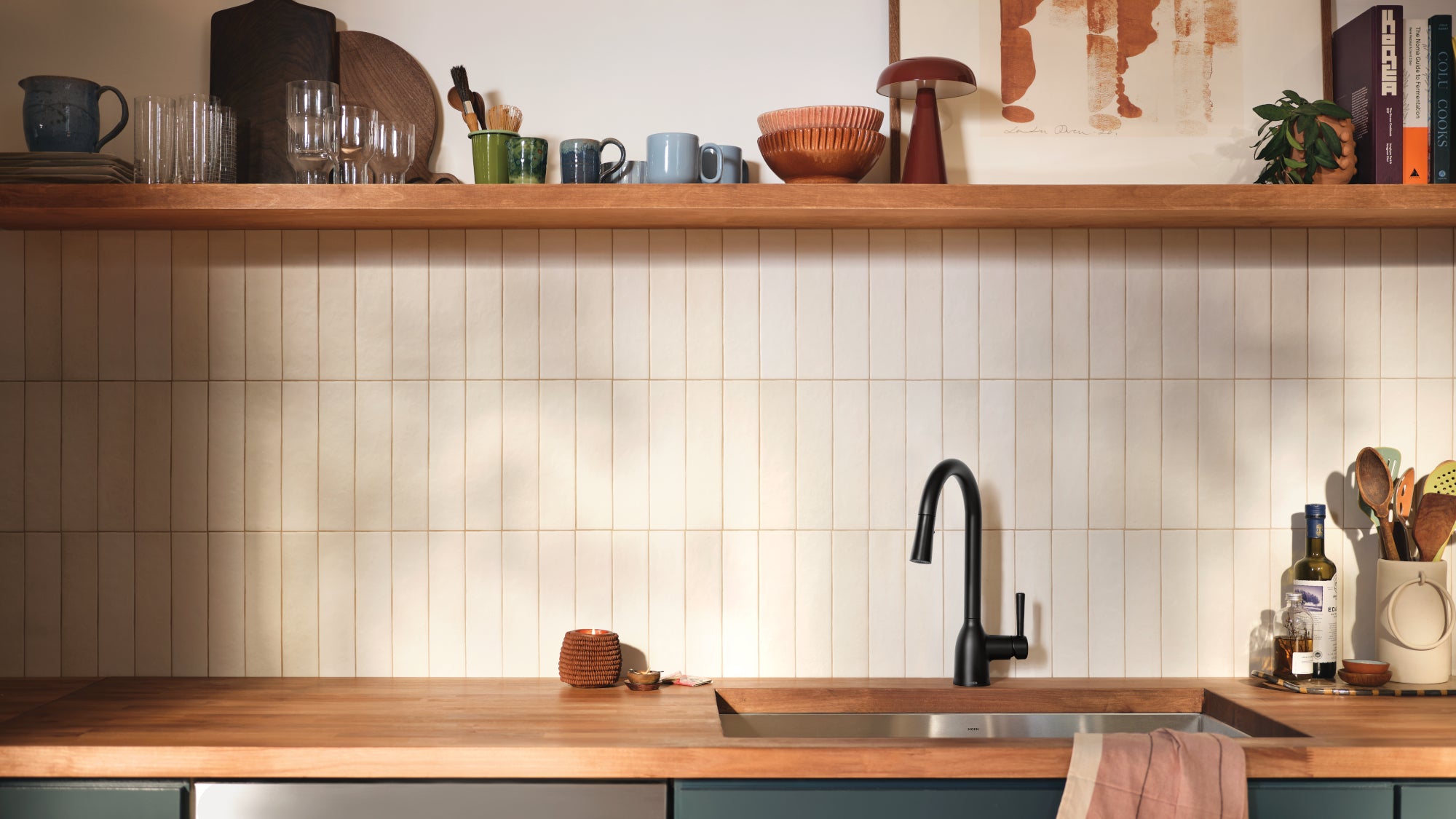 Adler Matte Black Kitchen Faucet