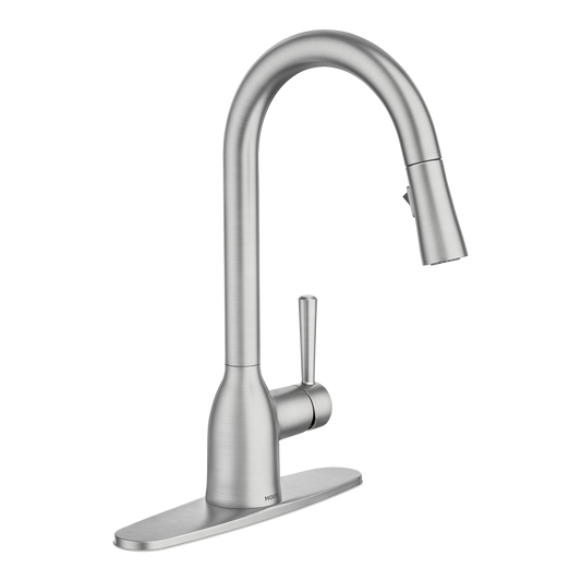 Adler One-Handle High Arc Pulldown Kitchen Faucet