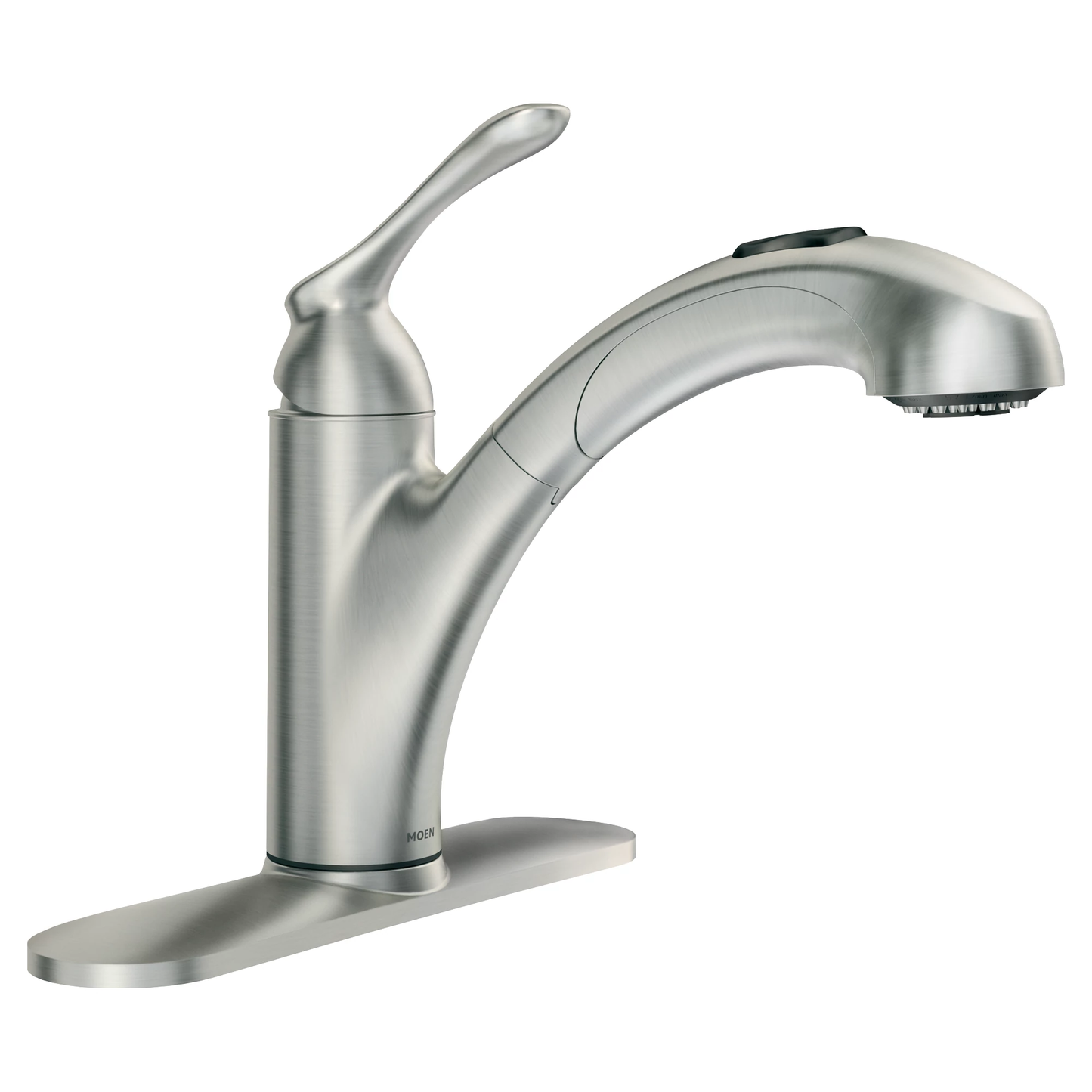 Weylon Spot resist stainless one-handle pullout kitchen faucet