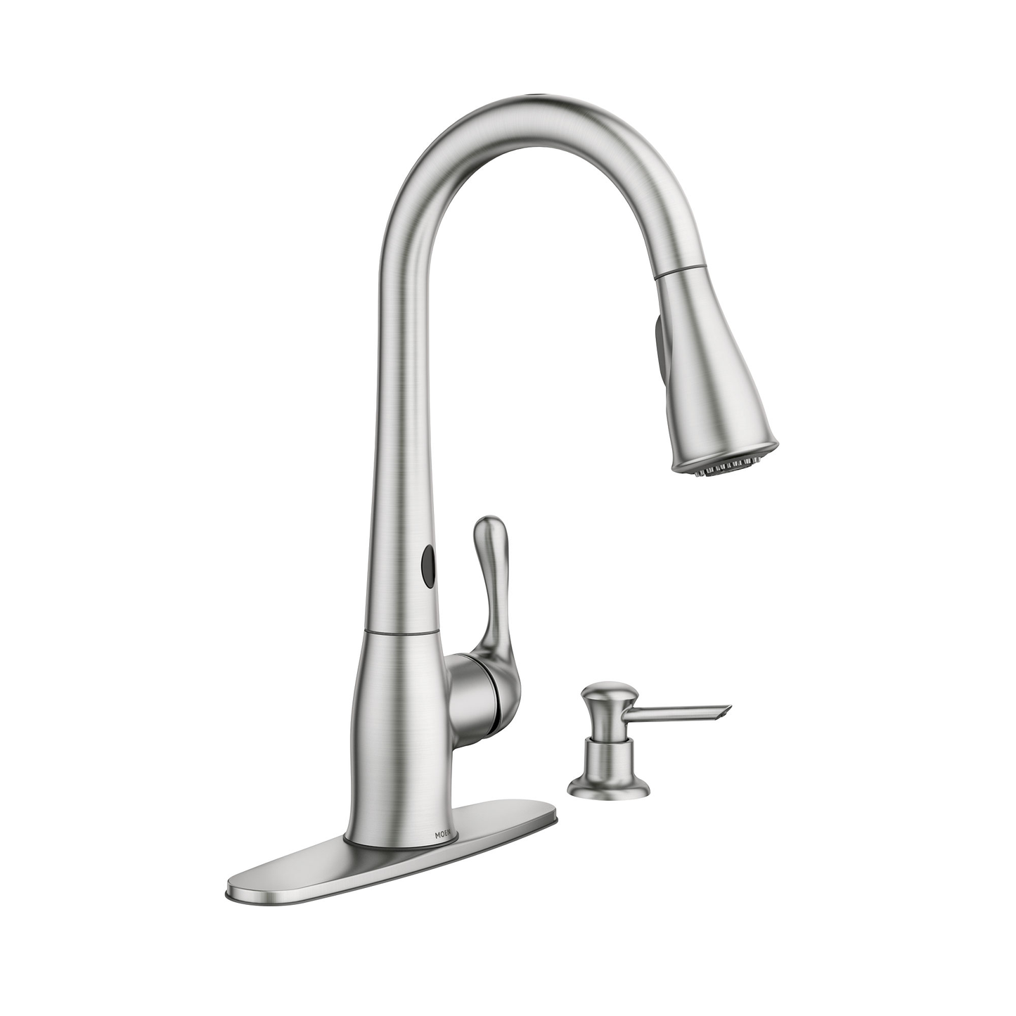 Ridgedale Spot Resist Stainless One-Handle High Arc Pulldown Kitchen Faucet