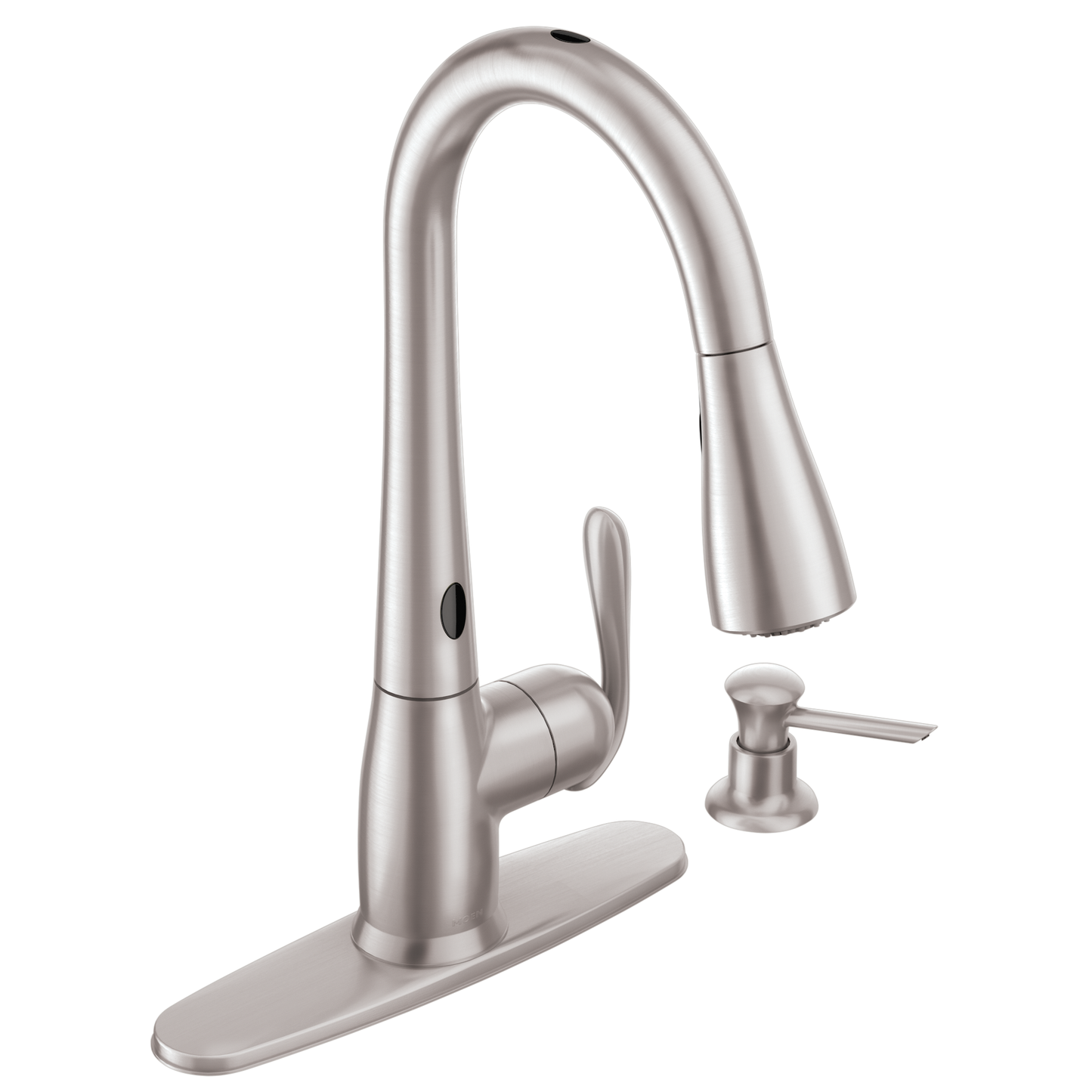 Haysfield with MotionSense Spot Resist Stainless One-Handle High Arc Pulldown Kitchen Faucet