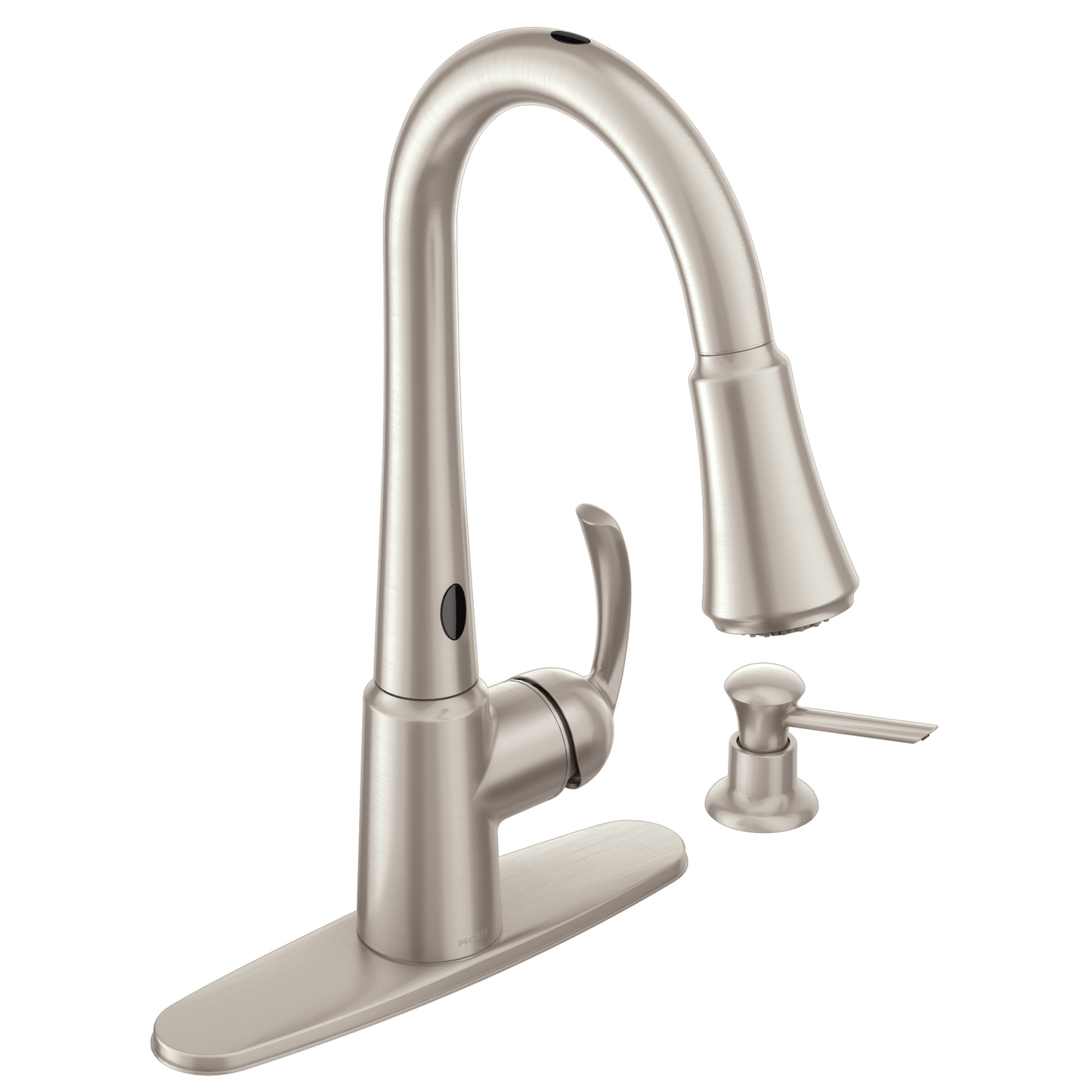 Delaney with MotionSense Spot Resist Stainless One-Handle High Arc Pulldown Kitchen Faucet