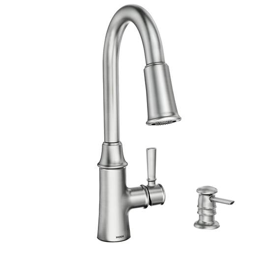 Caris One-handle High Arc Kitchen Faucet