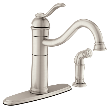 Walden Spot Resist Stainless (MB) One-Handle High Arc Kitchen Faucet