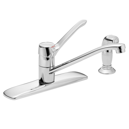 Touch Control Chrome one-handle low arc kitchen faucet