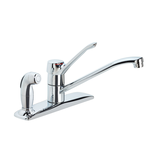 Touch Control Chrome one-handle low arc kitchen faucet