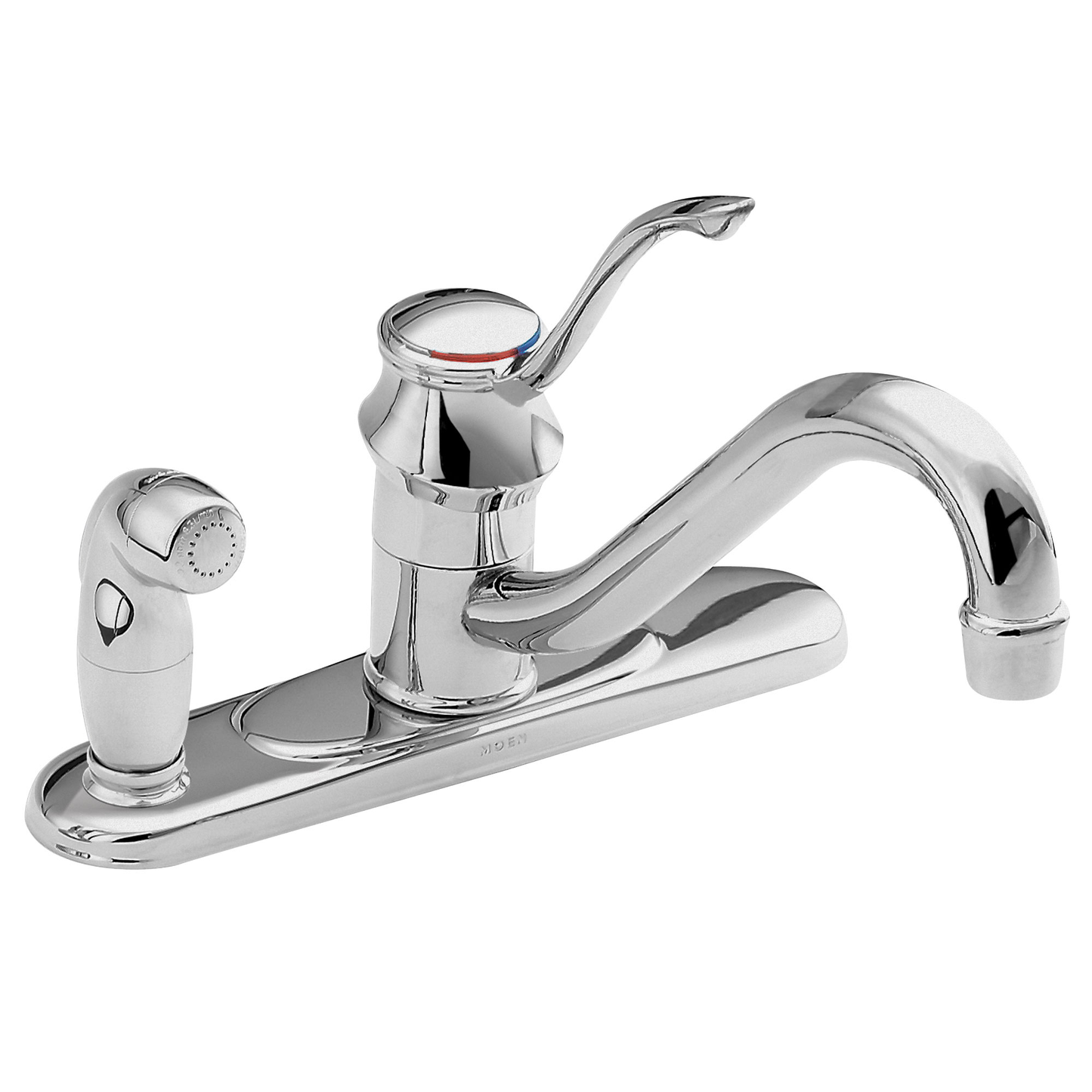 Wickston Chrome one-handle low arc kitchen faucet