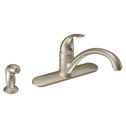 Torrance Chrome one-handle low arc kitchen faucet