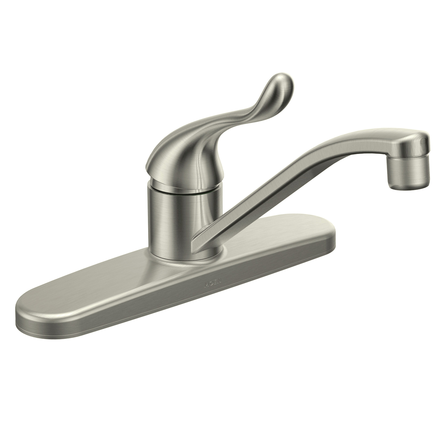 Manor Spot resist stainless one-handle low arc kitchen faucet