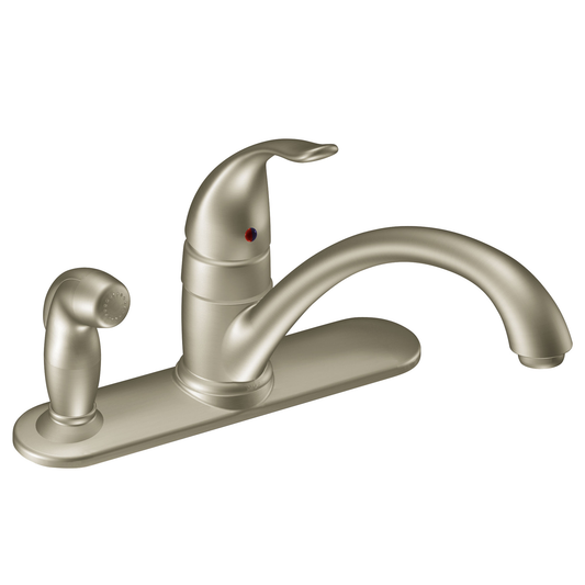 Torrance Chrome one-handle low arc kitchen faucet