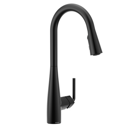 Maureen Chrome one-handle high arc pulldown kitchen faucet