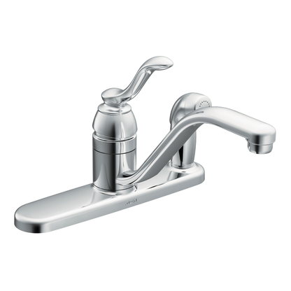 Banbury Chrome one-handle low arc kitchen faucet