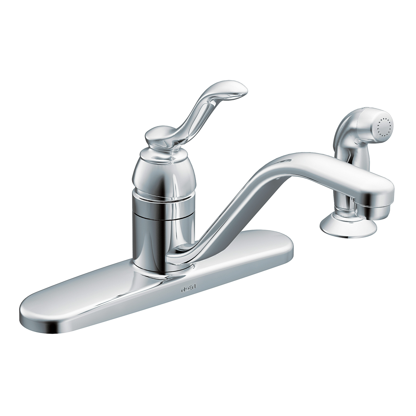 Banbury Chrome One-Handle Low Arc Kitchen Faucet