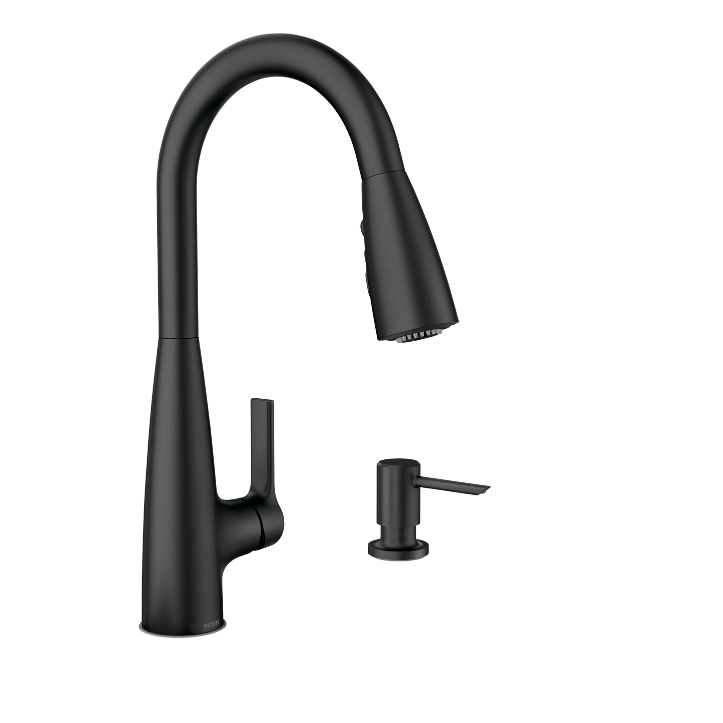 Haelyn Chrome one-handle high arc pulldown kitchen faucet