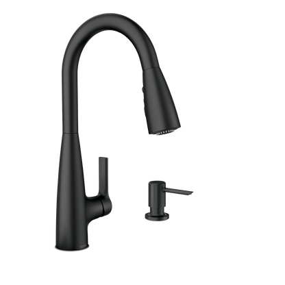 Haelyn Chrome one-handle high arc pulldown kitchen faucet