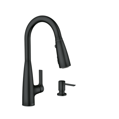 Haelyn One-Handle High Arc Pulldown Kitchen Faucet With ColorCue®