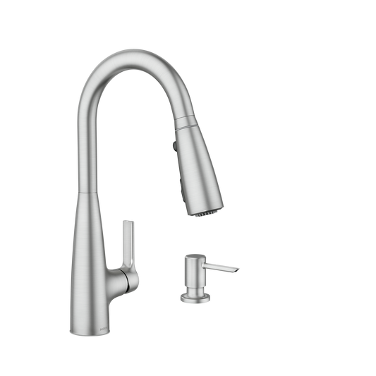 Haelyn One-Handle High Arc Pulldown Kitchen Faucet With ColorCue®