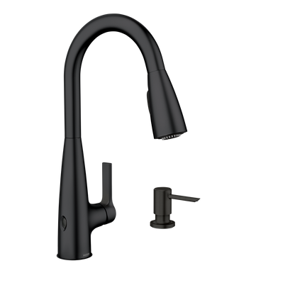 Haelyn Chrome one-handle high arc pulldown kitchen faucet