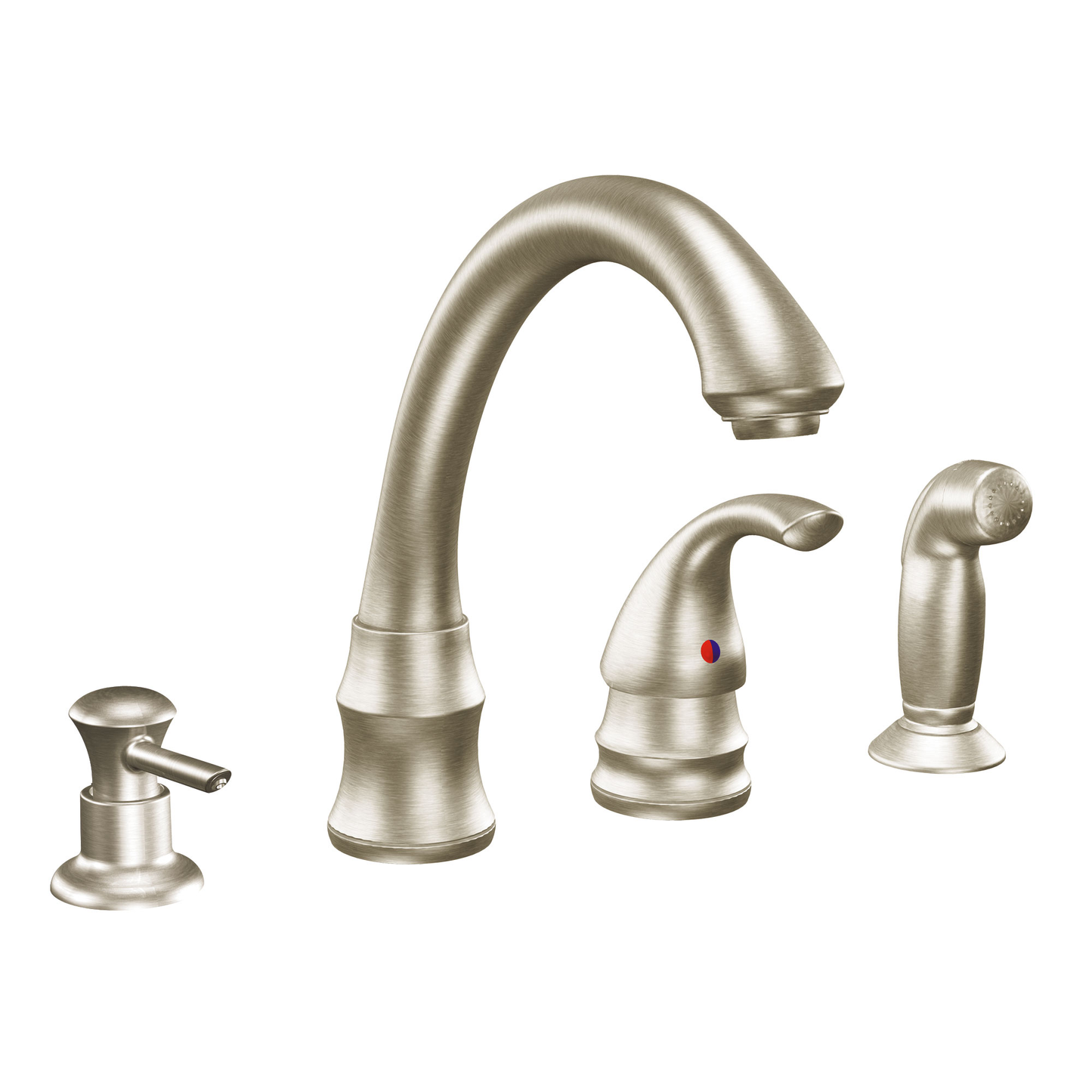 Adeline Chrome one-handle high arc kitchen faucet