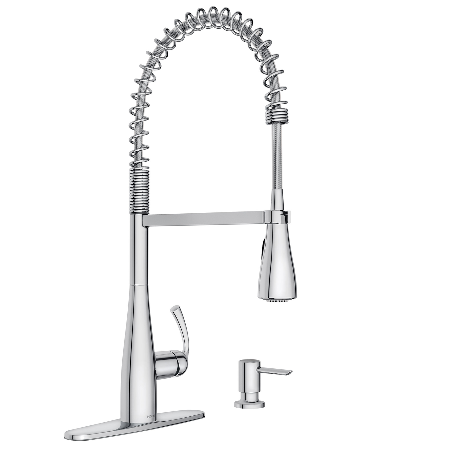 Essie One-Handle High Arc Pre-Rinse Spring Pulldown Kitchen Faucet