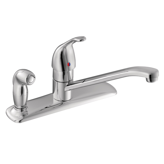 Touch Control Chrome one-handle low arc kitchen faucet