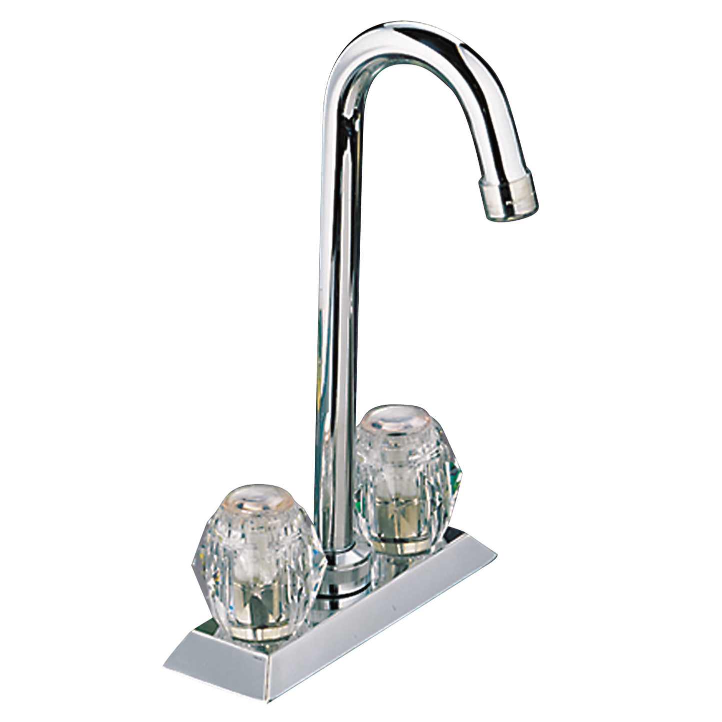 Touch Control Chrome two-handle kitchen faucet