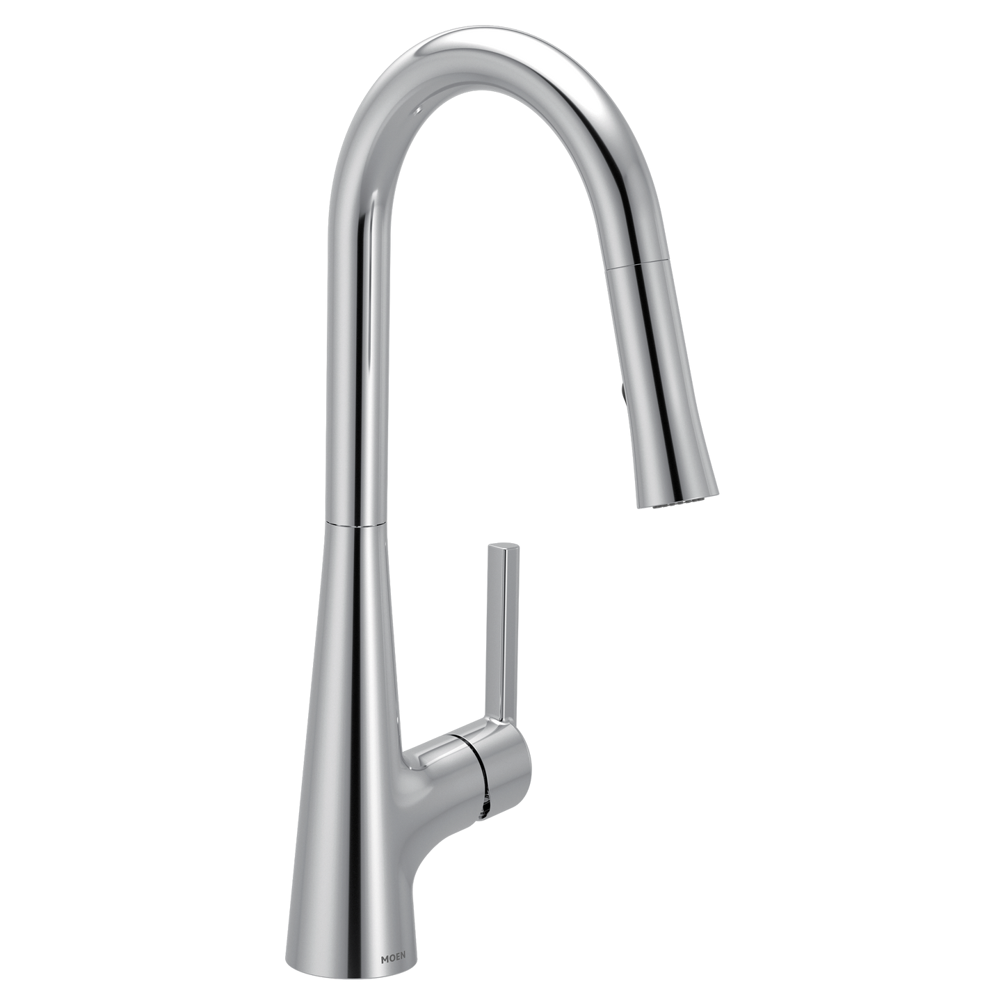 Ronan Chrome one-handle high arc pulldown kitchen faucet