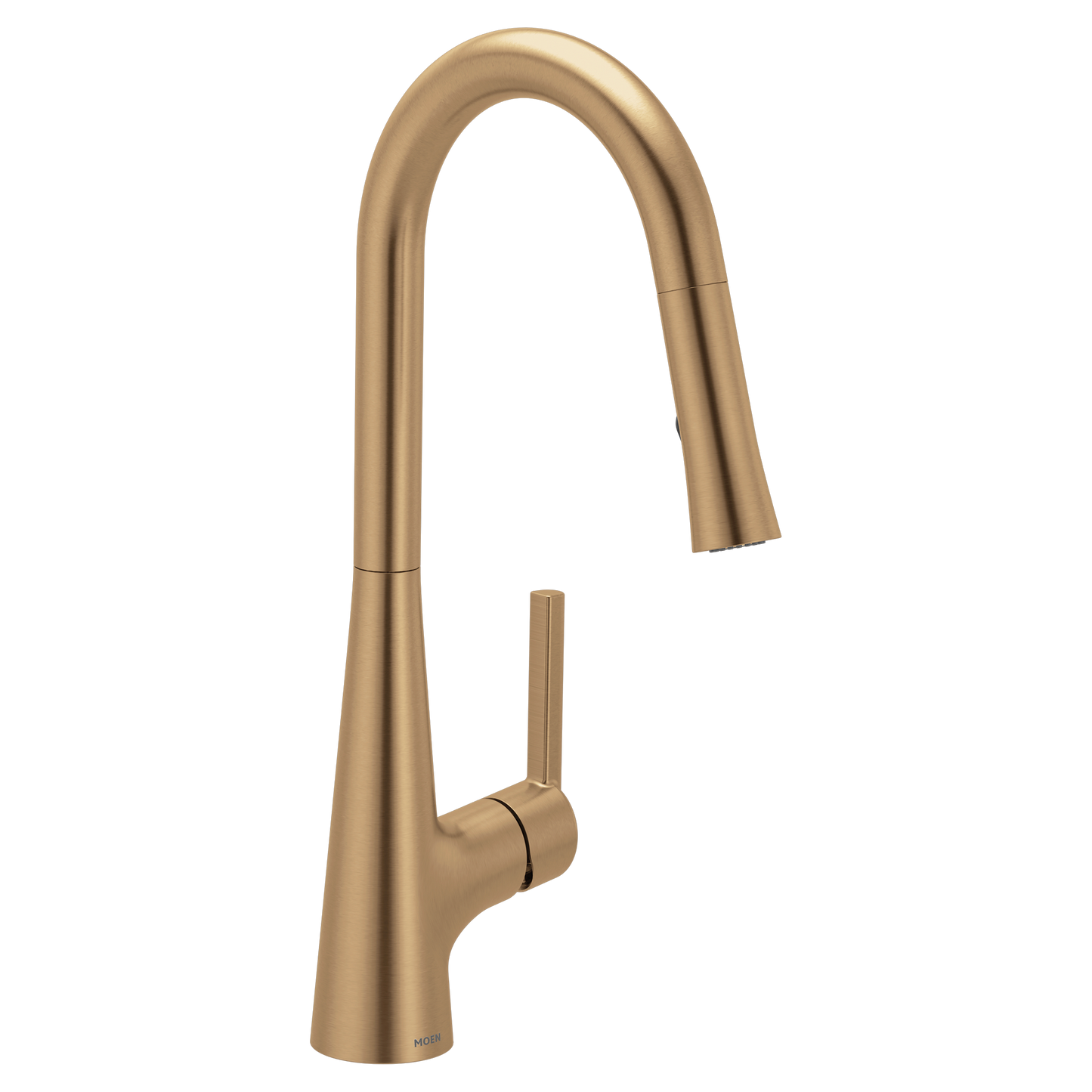 Ronan Bronzed gold one-handle high arc pulldown kitchen faucet
