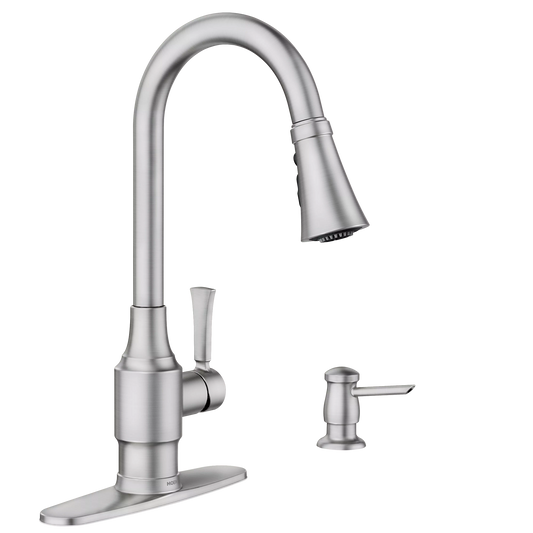 Swinden One-handle High Arc Pulldown Kitchen Faucet