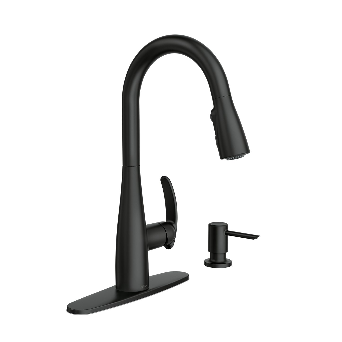 Reyes Chrome one-handle high arc pullout pulldown kitchen faucet