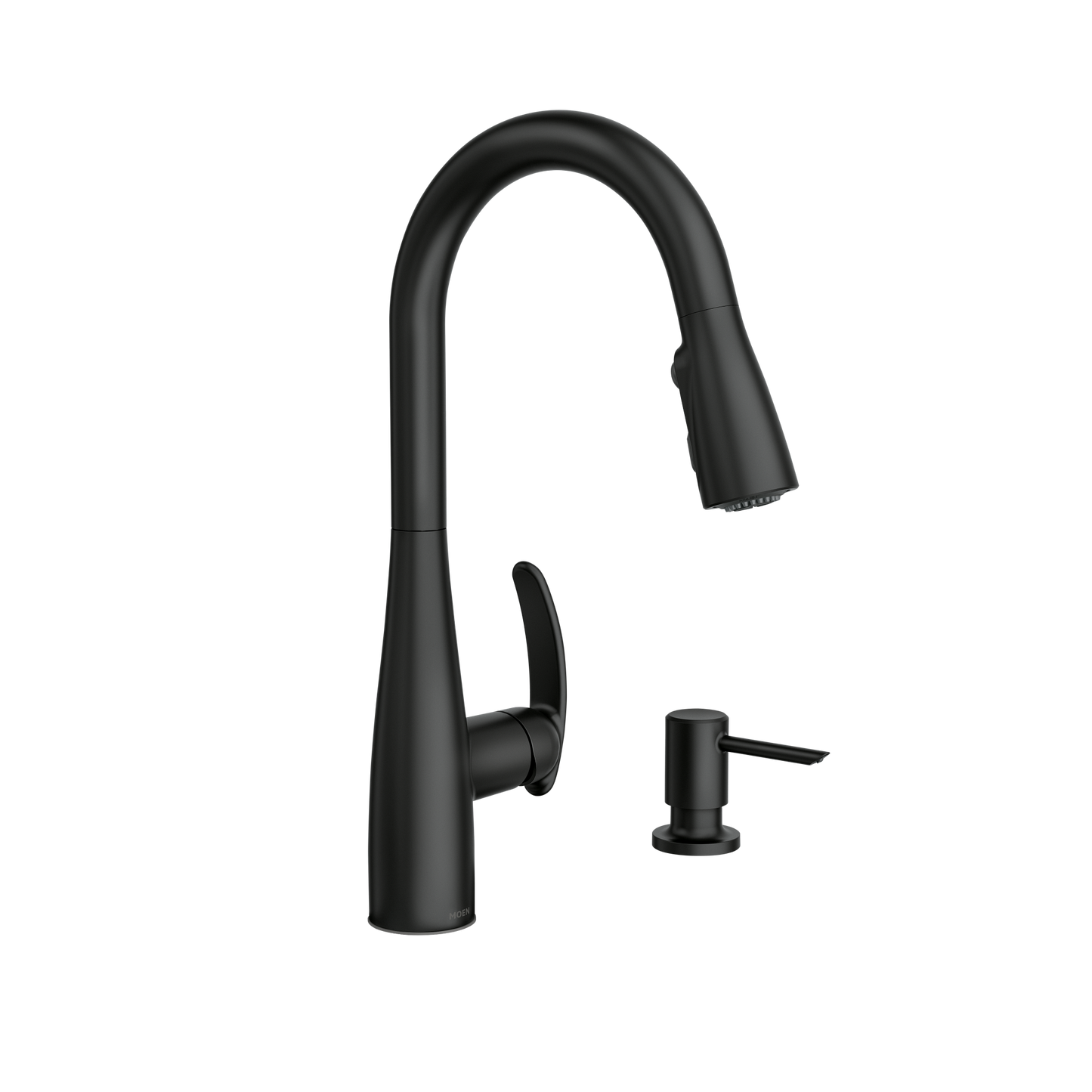 Reyes Chrome one-handle high arc pullout pulldown kitchen faucet