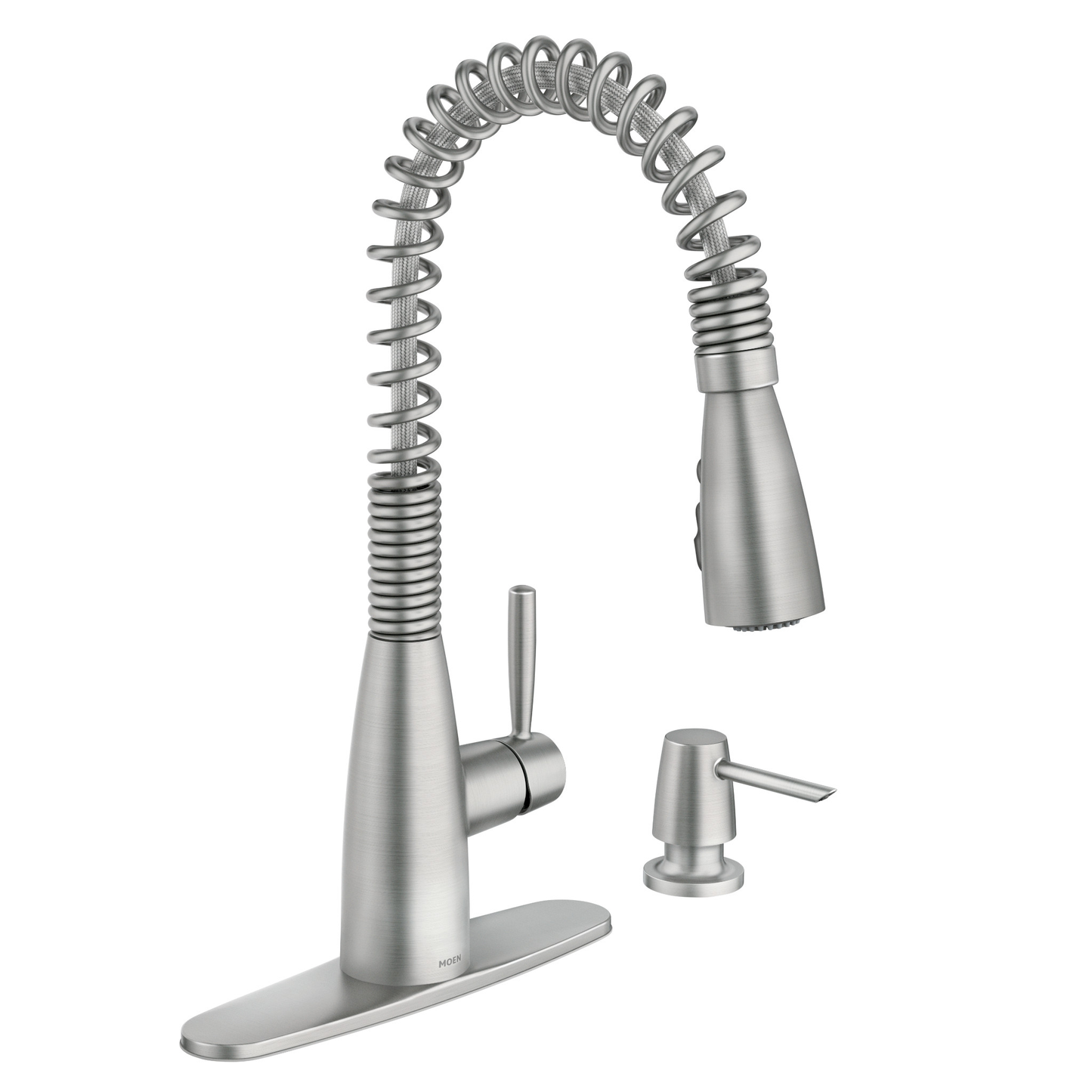 Springvale Matte Black One-Handle Pulldown Kitchen Faucet