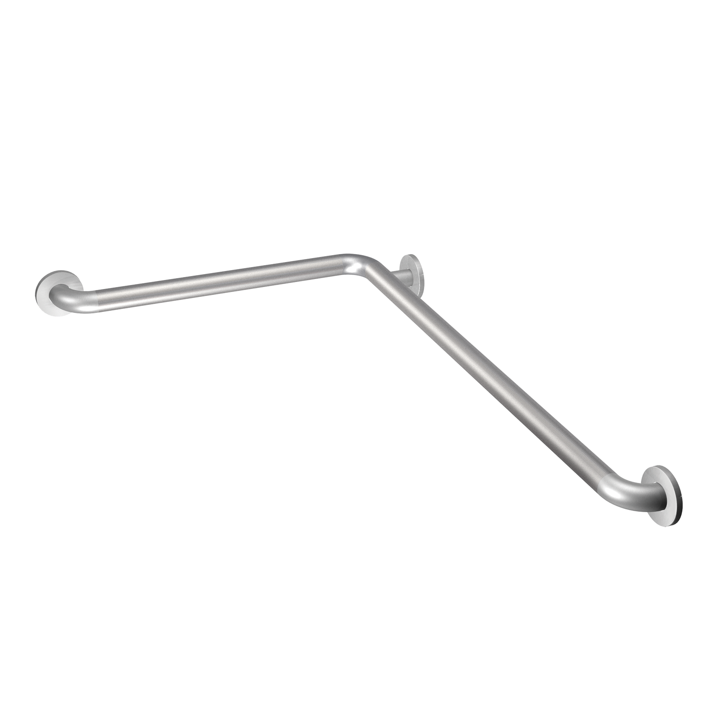 Stainless 18" l-shaped grab bar