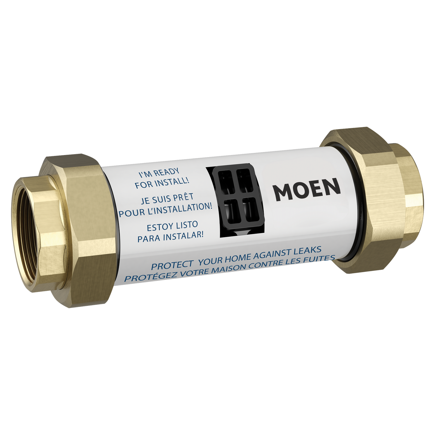 Flo By Moen Flo Smart Water Monitor & Shutoff Installation Spacer Kit, 1.25" Npt